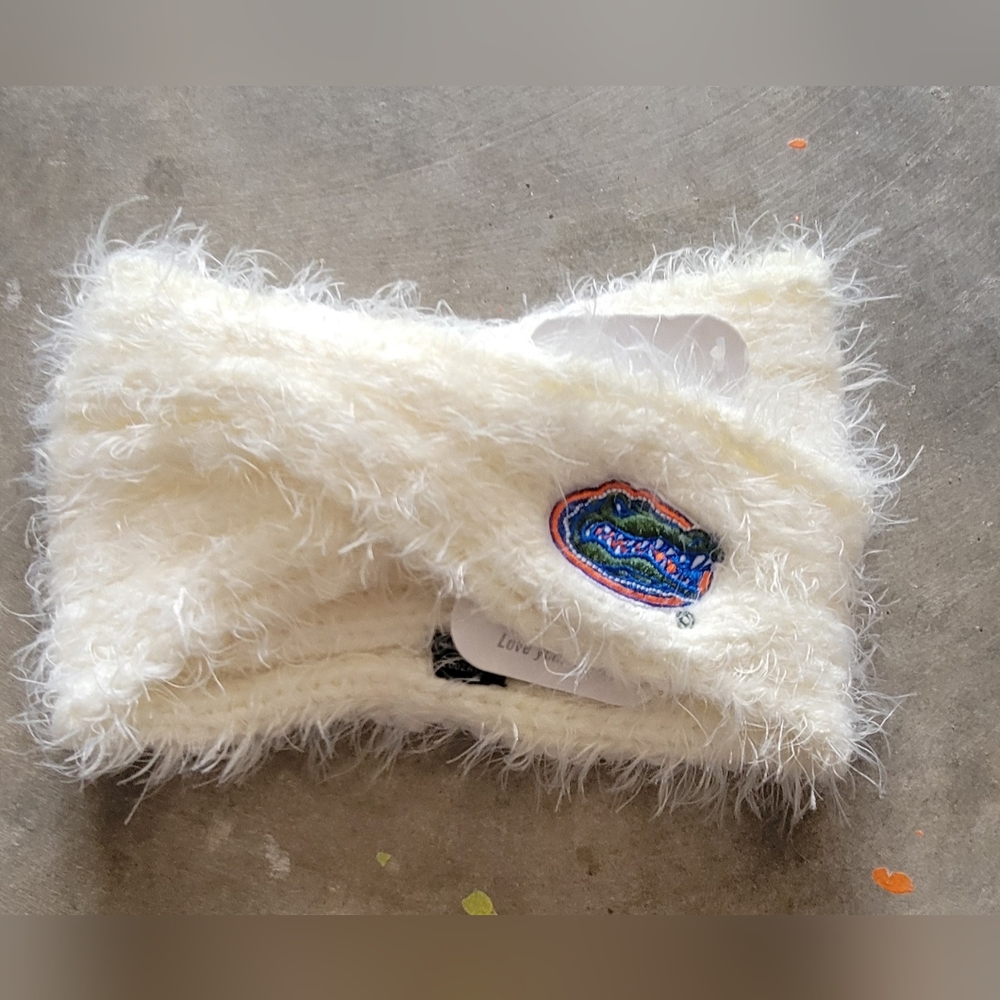 Florida Gators Fuzzy Headband - Cream